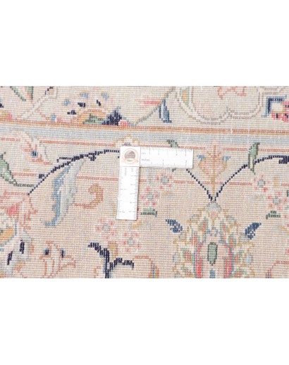 Tappeto Kashan Persia bianco marrone 194x302