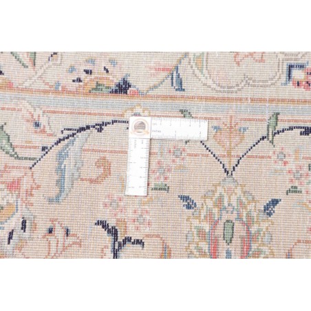 Tappeto Kashan Persia bianco marrone 194x302