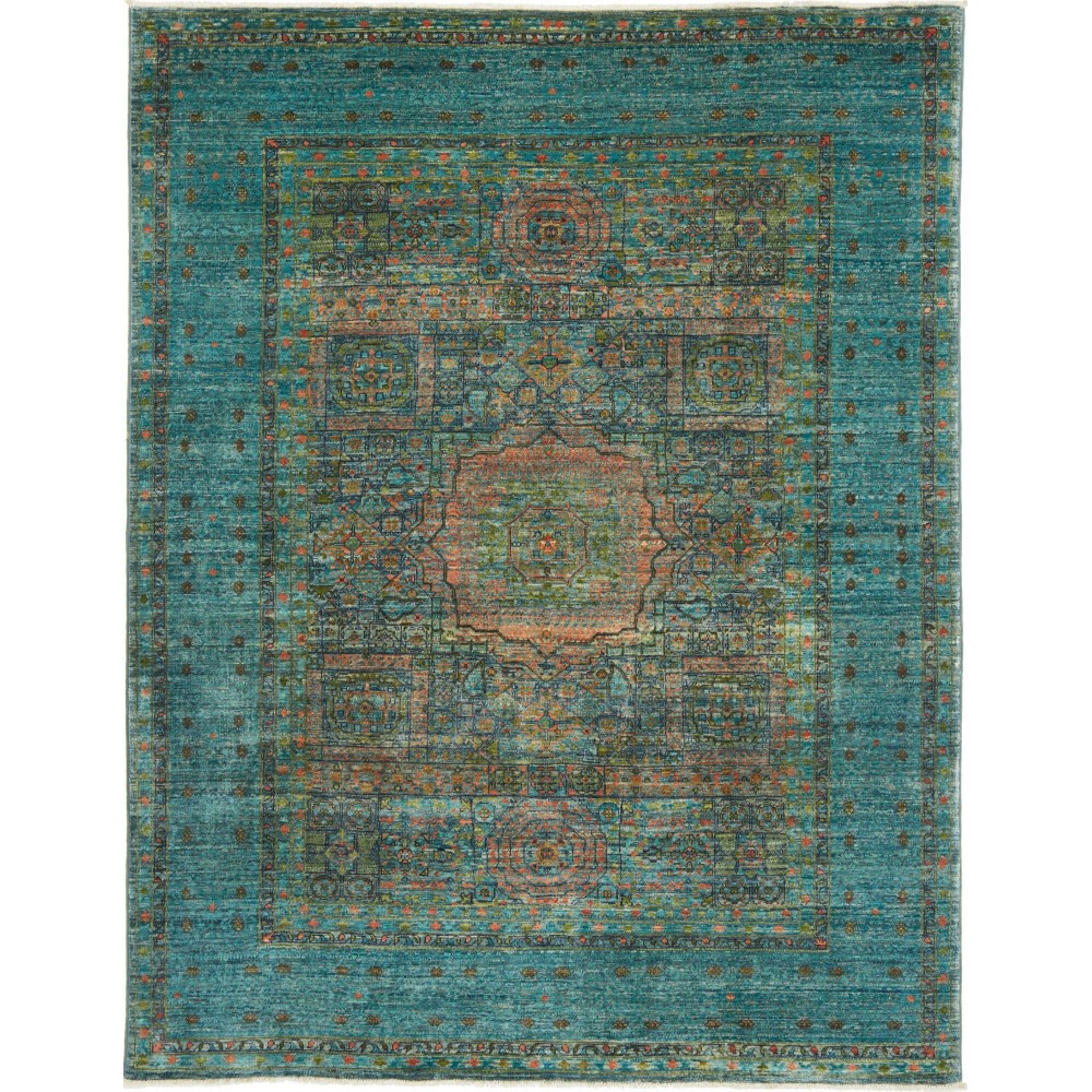 Tappeto Mamlouk Pakistan azzurro grigio 156x200