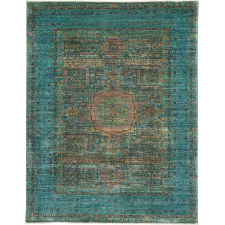 Tappeto Mamlouk Pakistan azzurro grigio 156x200