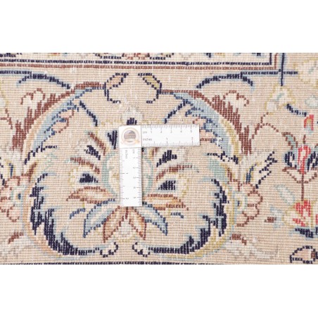 Tappeto Kashan Persia bianco grigio 195x302