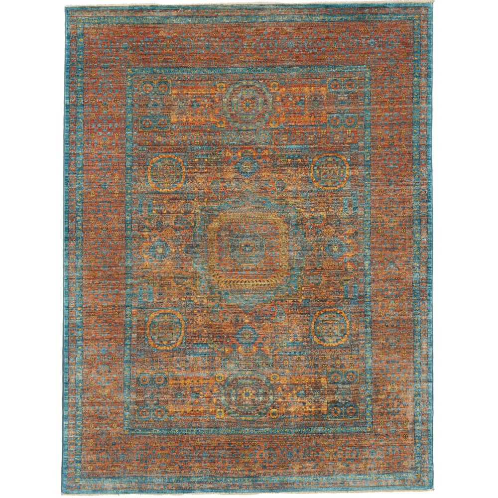 Tappeto Mamlouk Pakistan azzurro beige 152x200
