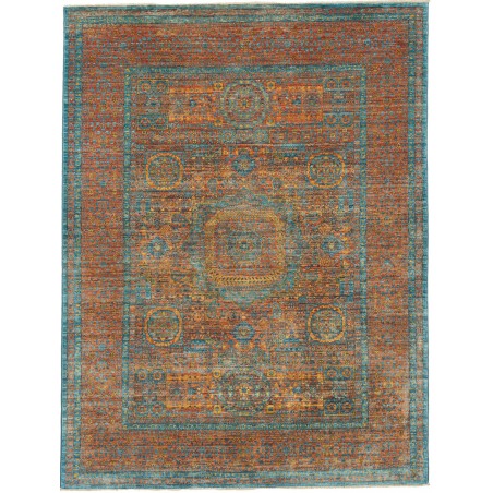 Tappeto Mamlouk Pakistan azzurro beige 152x200