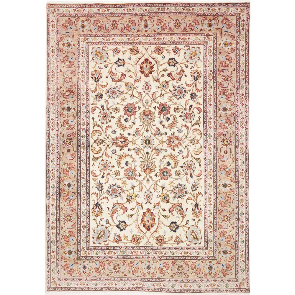 Tappeto Kashmar Persia bianco marrone 200x287