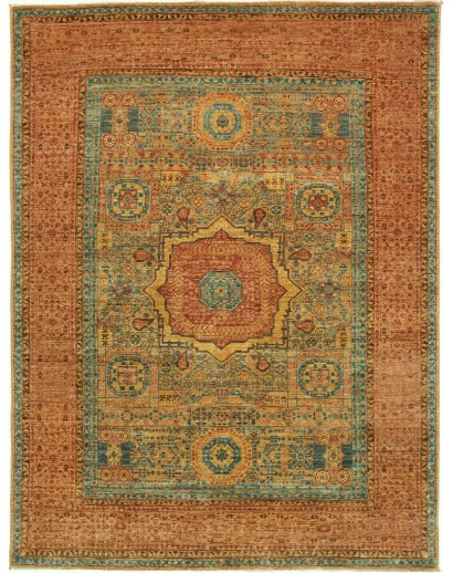 Tappeto Mamlouk Pakistan marrone beige 150x201