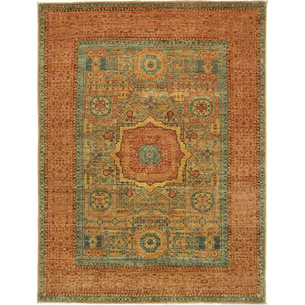 Tappeto Mamlouk Pakistan marrone beige 150x201 Tappeto Mamlouk Pakistan marrone beige 150x201