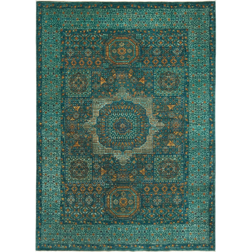 Tappeto Mamlouk Pakistan grigio arancione 170x239 Tappeto Mamlouk Pakistan grigio arancione 170x239