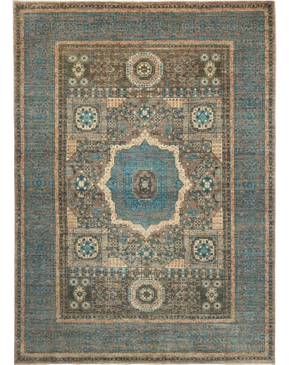 Tappeto Mamlouk Pakistan azzurro 173x244