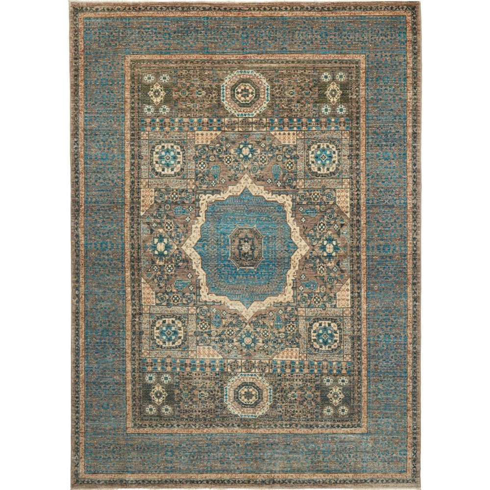 Tappeto Mamlouk Pakistan azzurro 173x244