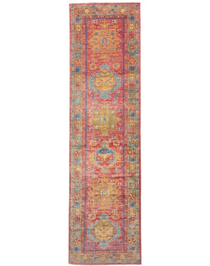 Tappeto Tribal Pakistan marrone 80x299