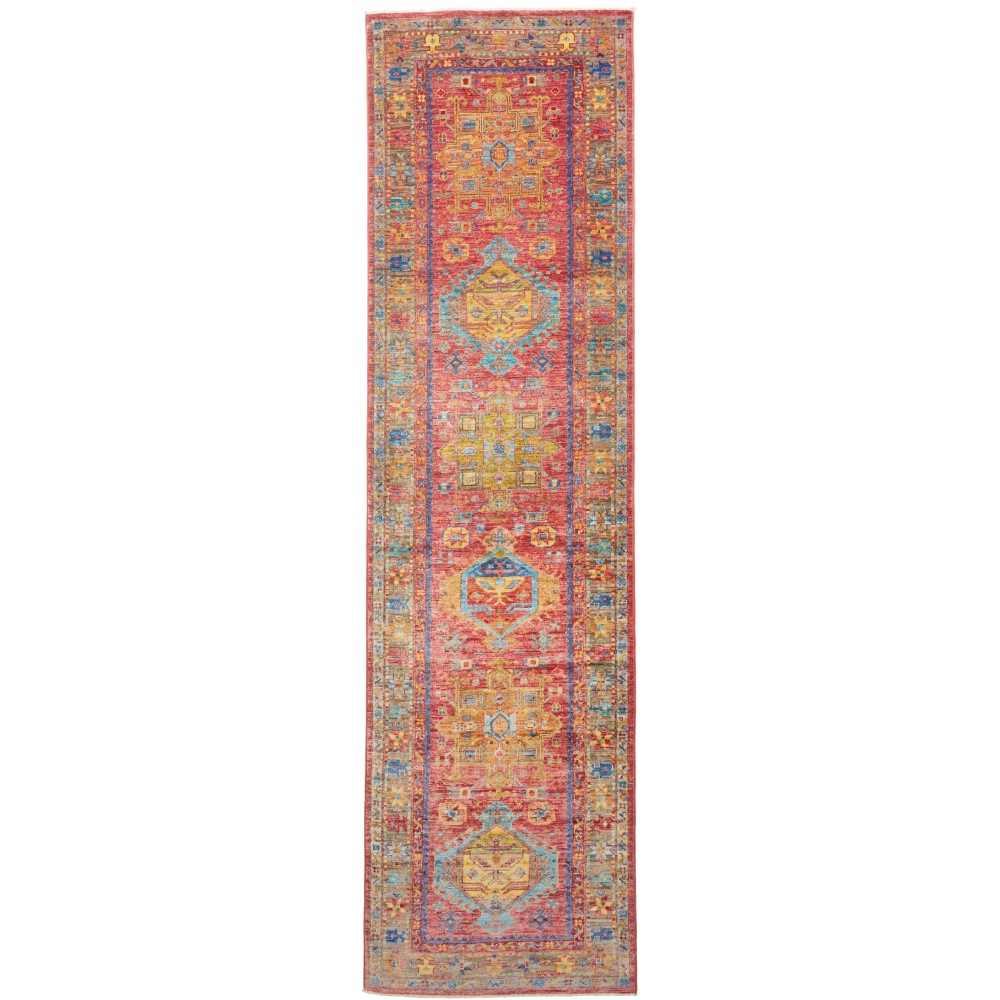 Tappeto Tribal Pakistan marrone 80x299