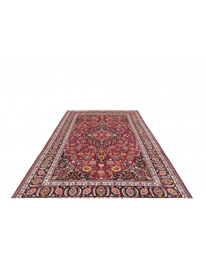 Tappeto Mashad Persia azzurro beige 196x285