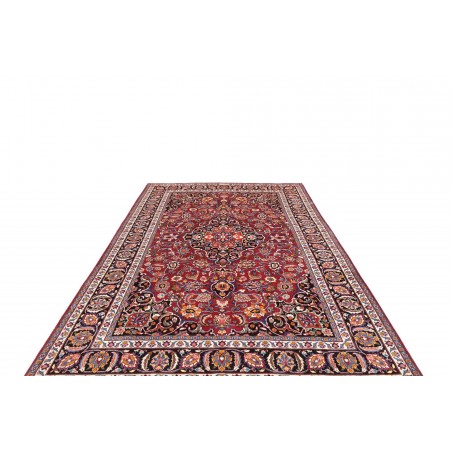 Tappeto Mashad Persia azzurro beige 196x285