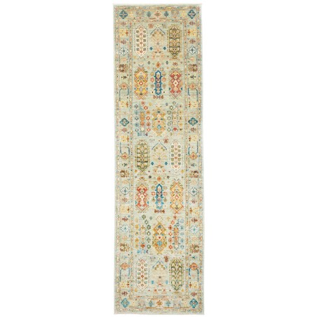 Tappeto Tribal Pakistan beige bianco 78x242