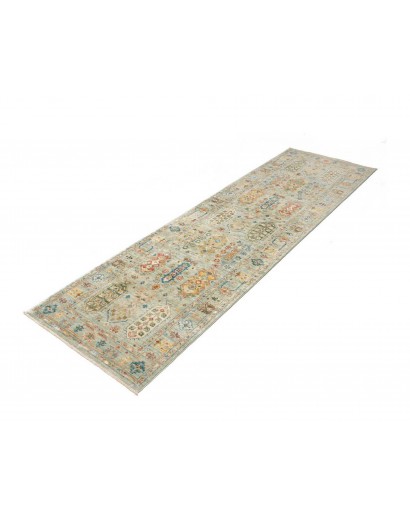 Tappeto Tribal Pakistan beige bianco 78x242