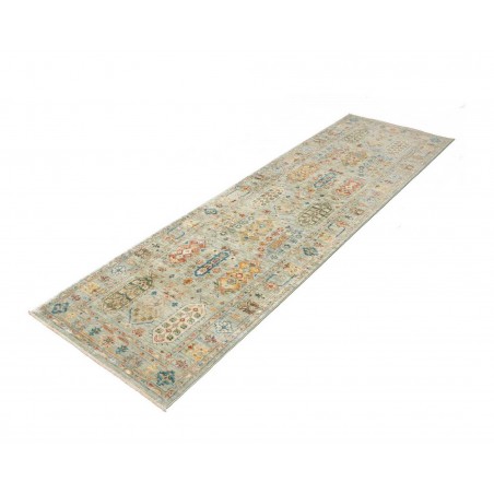 Tappeto Tribal Pakistan beige bianco 78x242