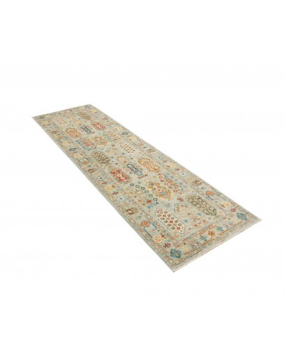 Tappeto Tribal Pakistan beige bianco 78x242