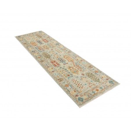 Tappeto Tribal Pakistan beige bianco 78x242