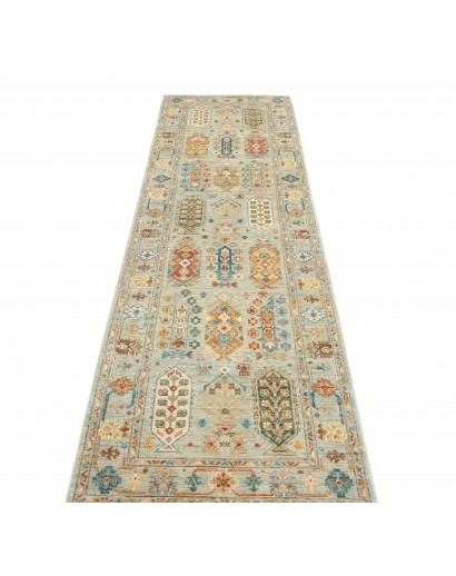 Tappeto Tribal Pakistan beige bianco 78x242