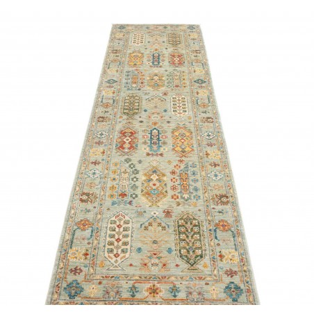 Tappeto Tribal Pakistan beige bianco 78x242