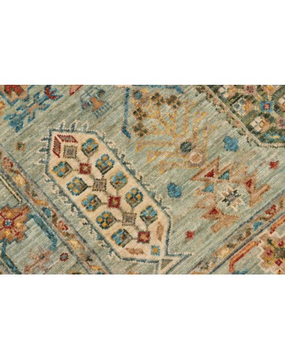 Tappeto Tribal Pakistan beige bianco 78x242