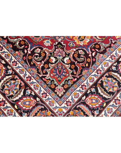 Tappeto Mashad Persia azzurro beige 196x285
