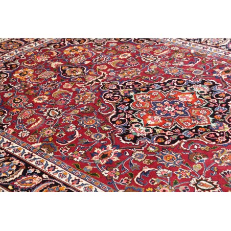 Tappeto Mashad Persia azzurro beige 196x285