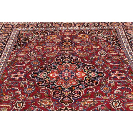 Tappeto Mashad Persia azzurro beige 196x285