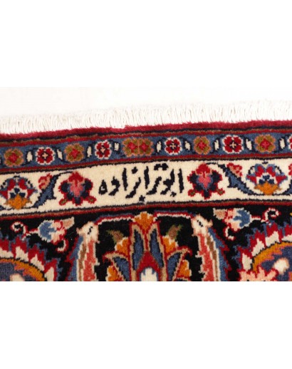 Tappeto Mashad Persia azzurro beige 196x285