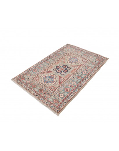 Tappeto Kazak Afghanistan marrone giallo 105x157