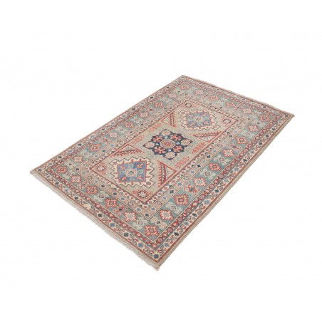 Tappeto Kazak Afghanistan marrone giallo 105x157