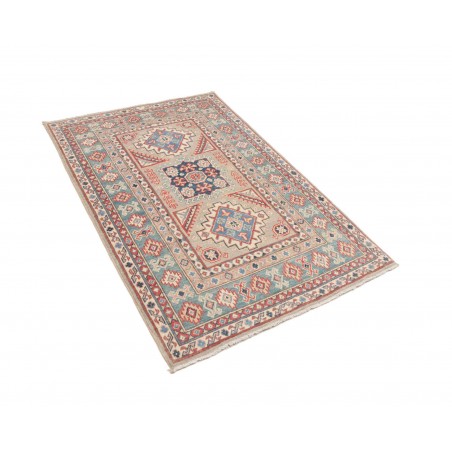 Tappeto Kazak Afghanistan marrone giallo 105x157