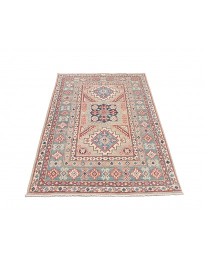 Tappeto Kazak Afghanistan marrone giallo 105x157