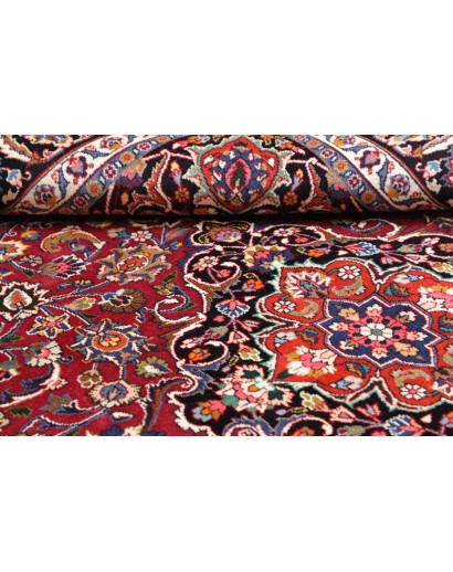 Tappeto Mashad Persia azzurro beige 196x285