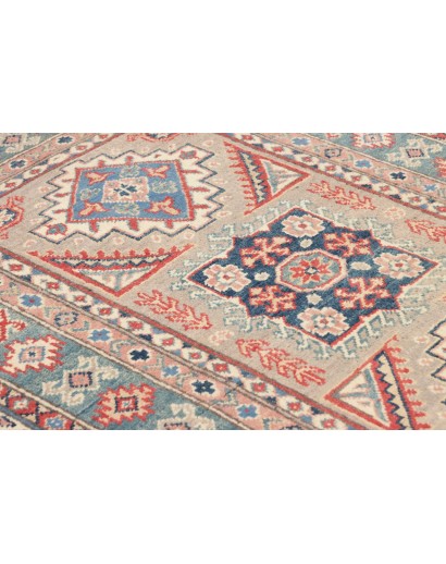 Tappeto Kazak Afghanistan marrone giallo 105x157