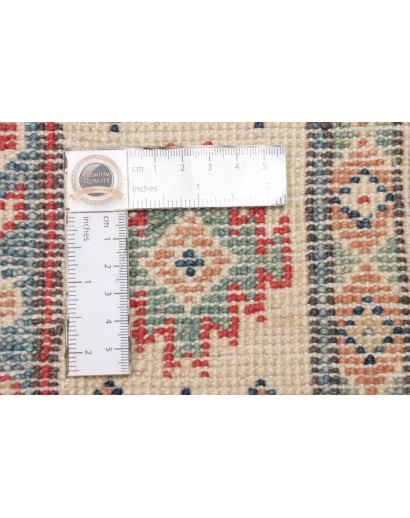 Tappeto Kazak Afghanistan marrone giallo 105x157
