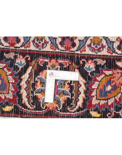 Tappeto Mashad Persia azzurro beige 196x285