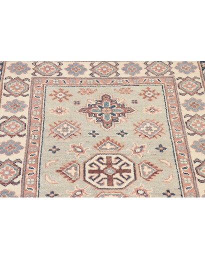 Tappeto Kazak Afghanistan bianco marrone 84x121