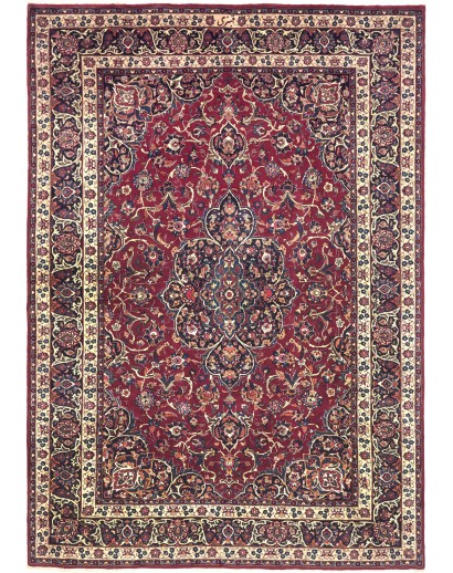 Tappeto Mashad Persia azzurro beige 206x292