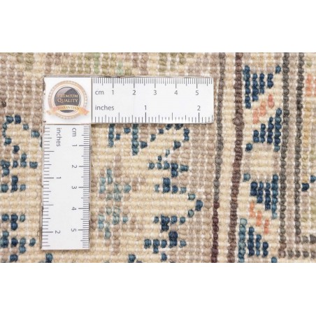 Tappeto Kazak Afghanistan bianco azzurro 80x117