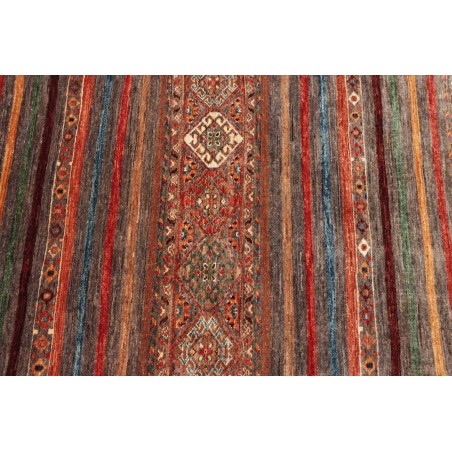 Tappeto Samarkand Pakistan marrone azzurro 83x239