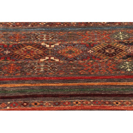 Tappeto Samarkand Pakistan marrone azzurro 83x239