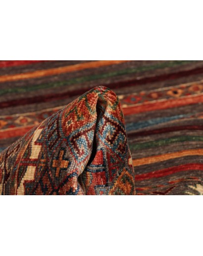 Tappeto Samarkand Pakistan marrone azzurro 83x239