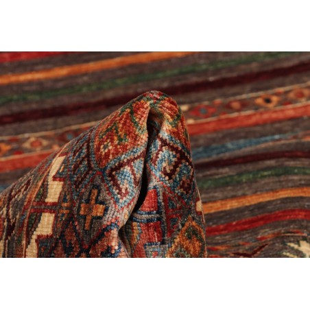 Tappeto Samarkand Pakistan marrone azzurro 83x239