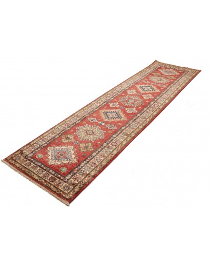 Tappeto Kazak Fine Pakistan rosso giallo 83x306