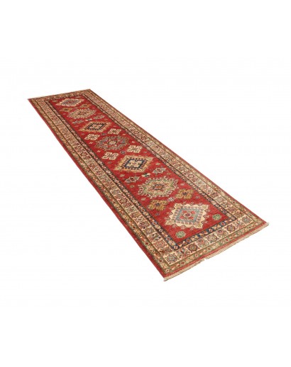 Tappeto Kazak Fine Pakistan rosso giallo 83x306