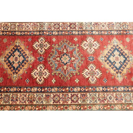 Tappeto Kazak Fine Pakistan rosso giallo 83x306