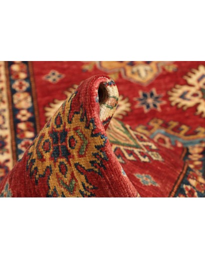 Tappeto Kazak Fine Pakistan rosso giallo 83x306