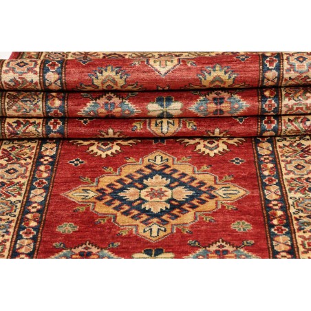 Tappeto Kazak Fine Pakistan rosso giallo 83x306