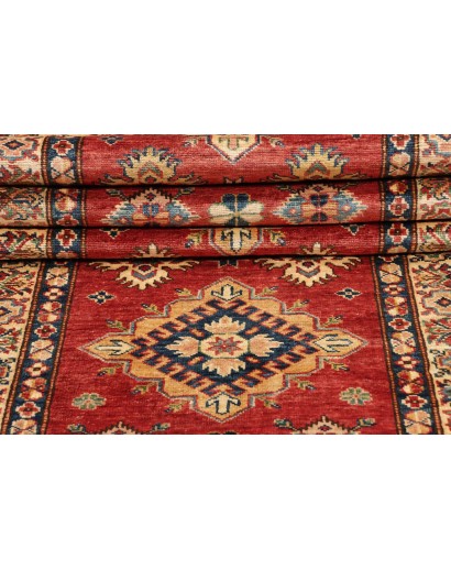 Tappeto Kazak Fine Pakistan rosso giallo 83x306
